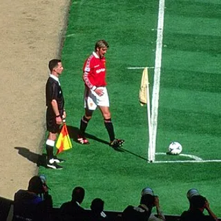 Portrait of David Beckham